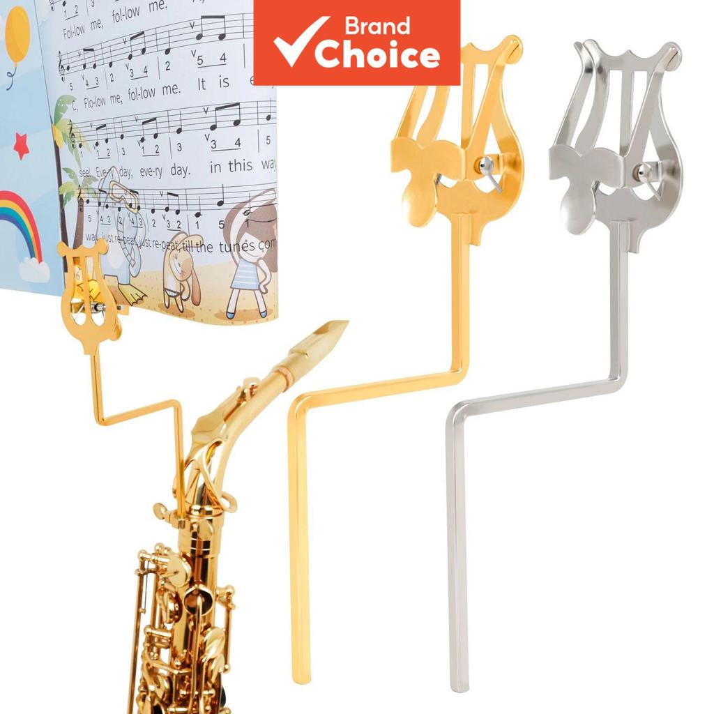 Suporte de Partitura para Saxofone Portátil de Metal, Leve, para Saxofone Alto, Suporte de Partitura para Instrumentos