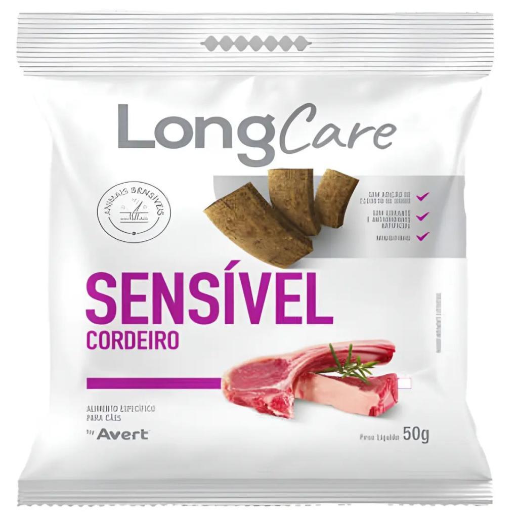 Longcare Petisco P/ Cães Sensíveis Sabor Cordeiro 250g Avert