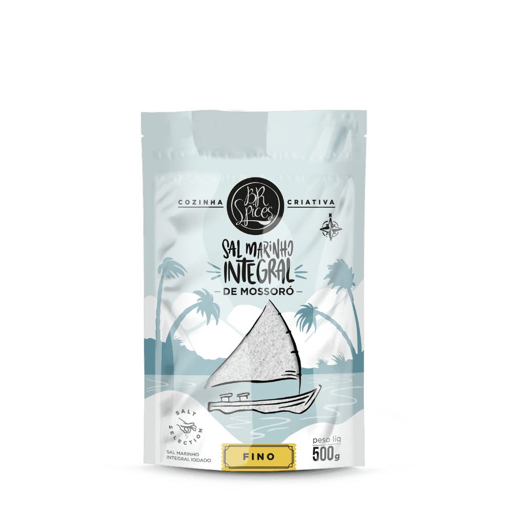 BR Spices Sal Marinho Fino Integral Salt Selection Pouch 500g