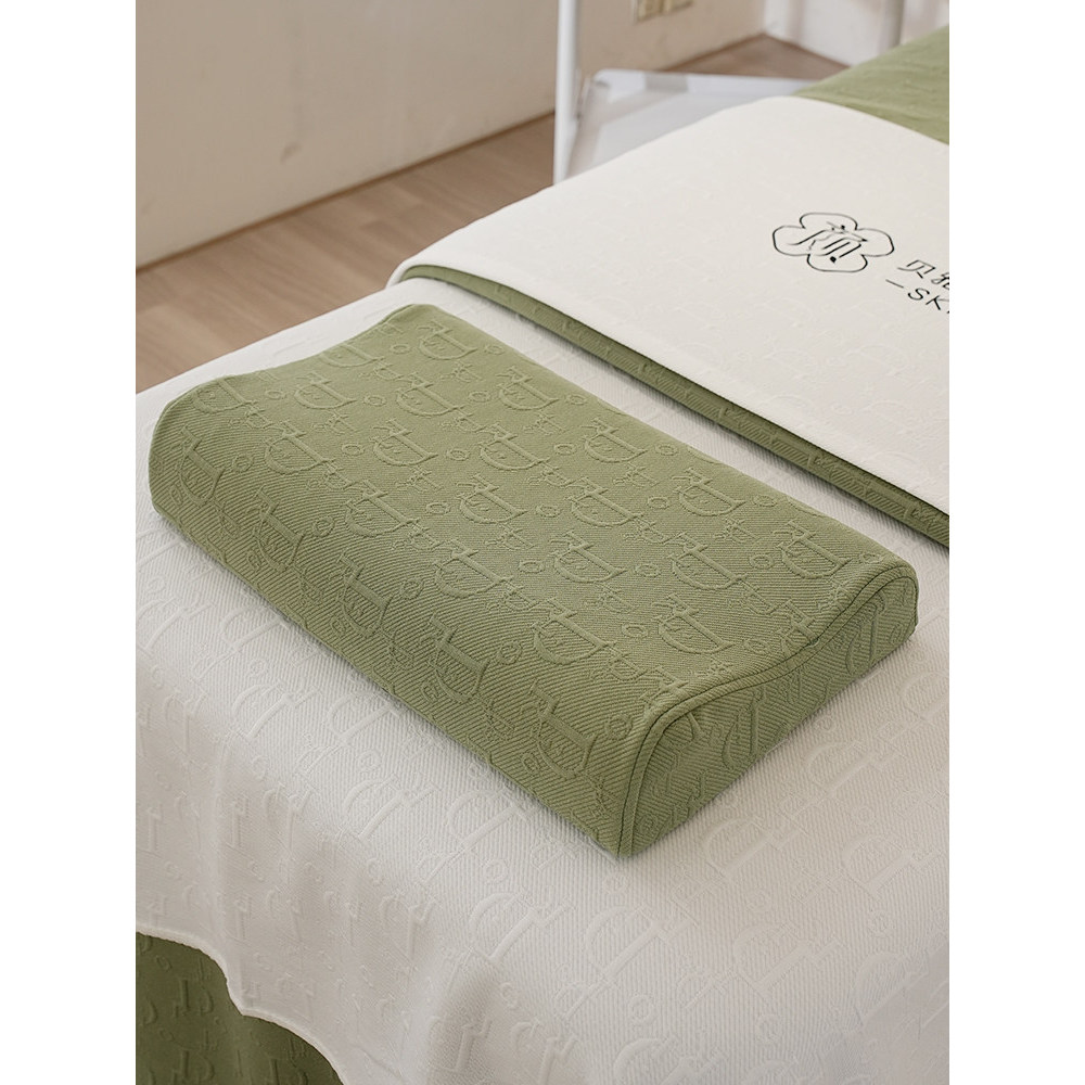 Cama de beleza dedicada travesseiro salão de beleza dedicado cama de massagem retangular pequeno travesseiro Anti-colaps