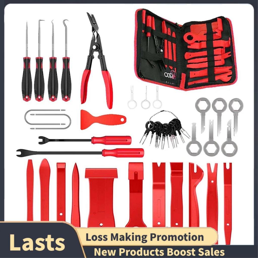Kit De Desmontagem De Interiores De Automóveis , Ferramenta De Remoção De Guarnição De Plástico De Carro , Extrator De C