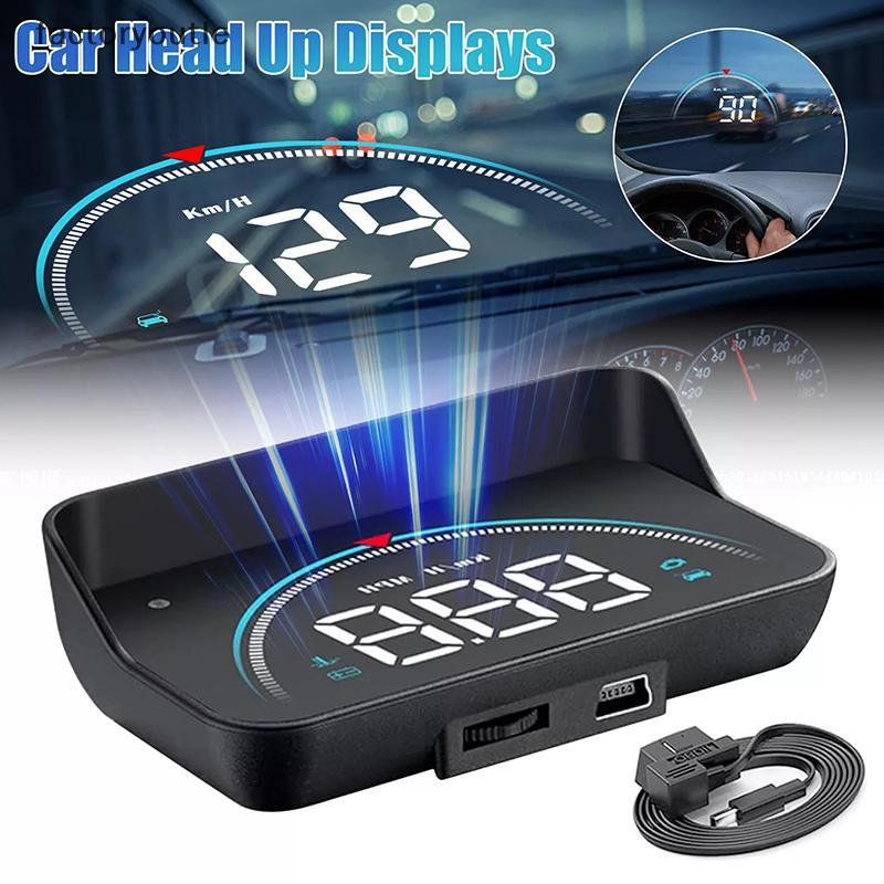 FAR M8 Carro HUD Head Up Display OBD2 Aviso De Excesso De Velocidade Automático Eletrônico Temperatura Da Água LED Proje