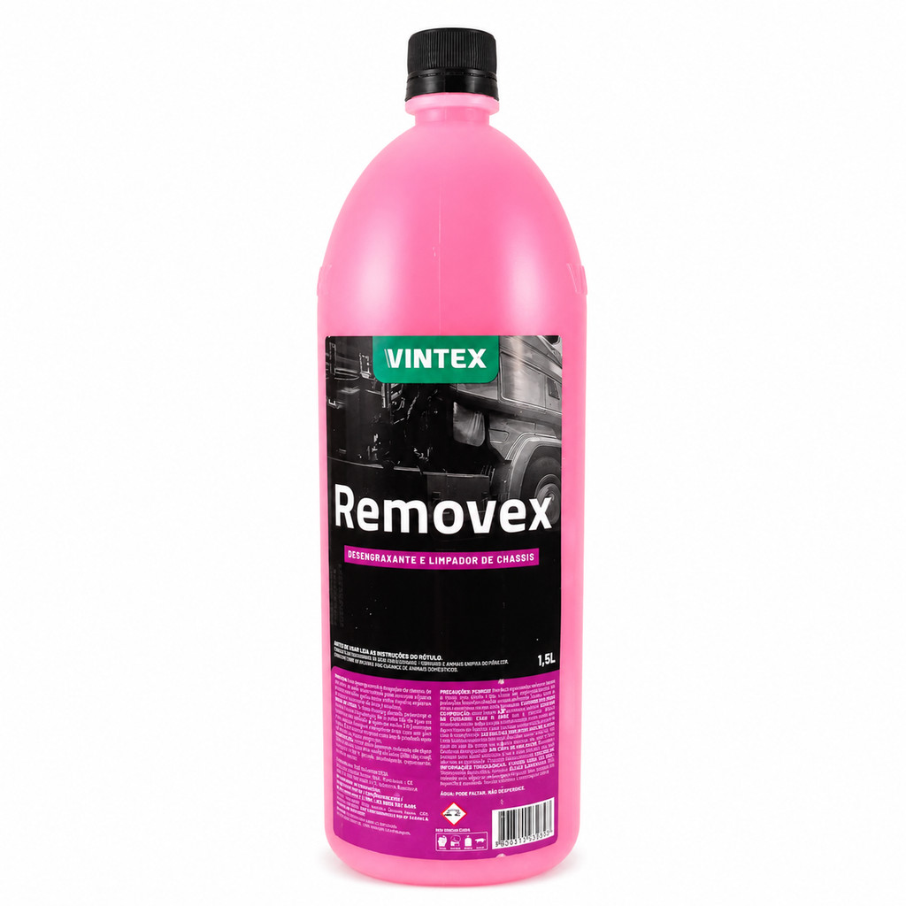 Vintex Removex 1,5L - Desengraxante e Limpador de Chassi para Limpeza Pesada Remove Óleo Graxa e Barro