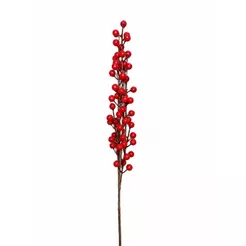 Galhos Azevinho Cereja Artificial Para Natal Decoração