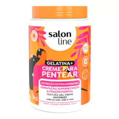 Creme de Pentear Salon Line Gelatina Mais Definição Extraordinária Antifrizz 1kg
