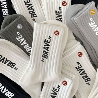HHR Meias de basquete masculinas desodorantes na moda meias de cano médio masculinas quentes meias esportivas masculinas