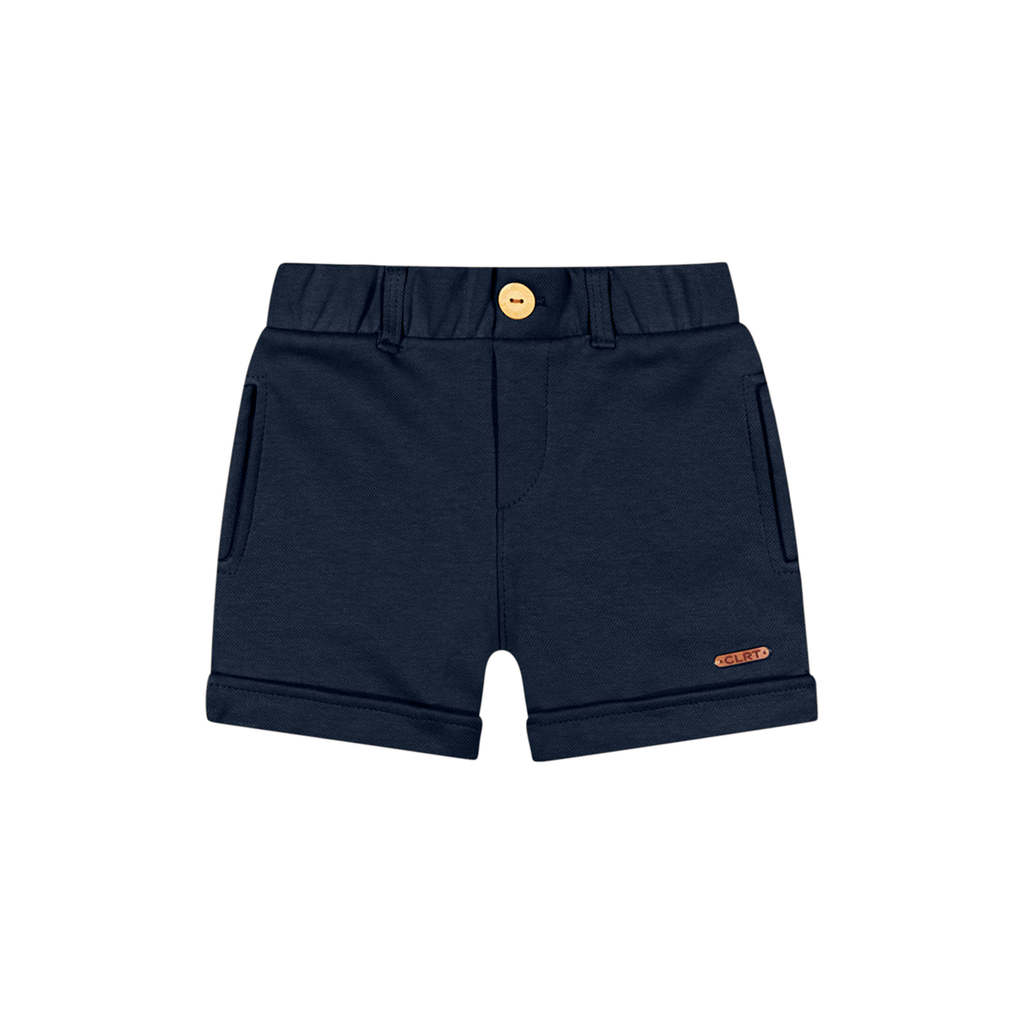 Bermuda Infantil Menino Barra Italiana Colorittá Azul