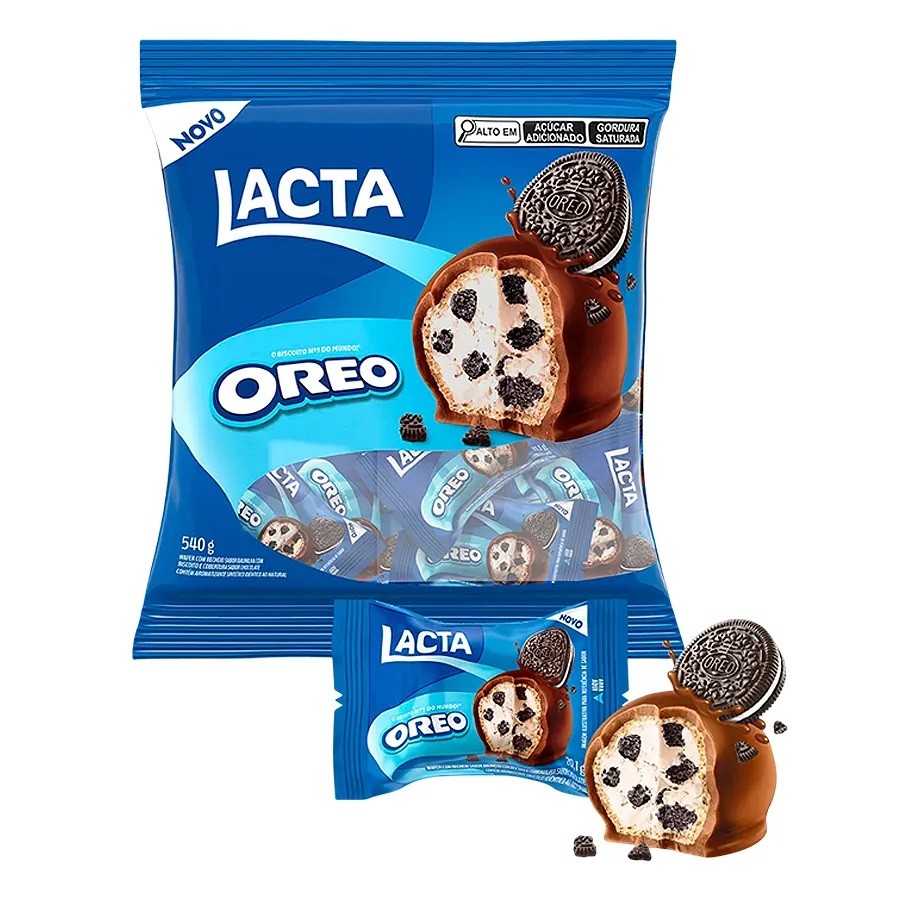 CHOCOLATE BOMBOM LACTA OREO PACOTE 540g