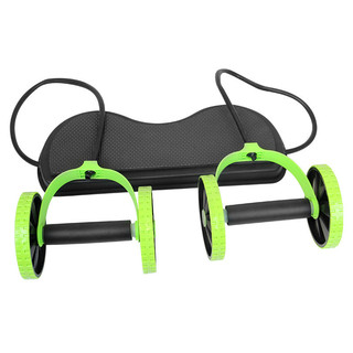 Roda abdominal multifuncional, tensor de roda dupla, roda muscular abdominal, exercitador abdominal, corda de tensão, re