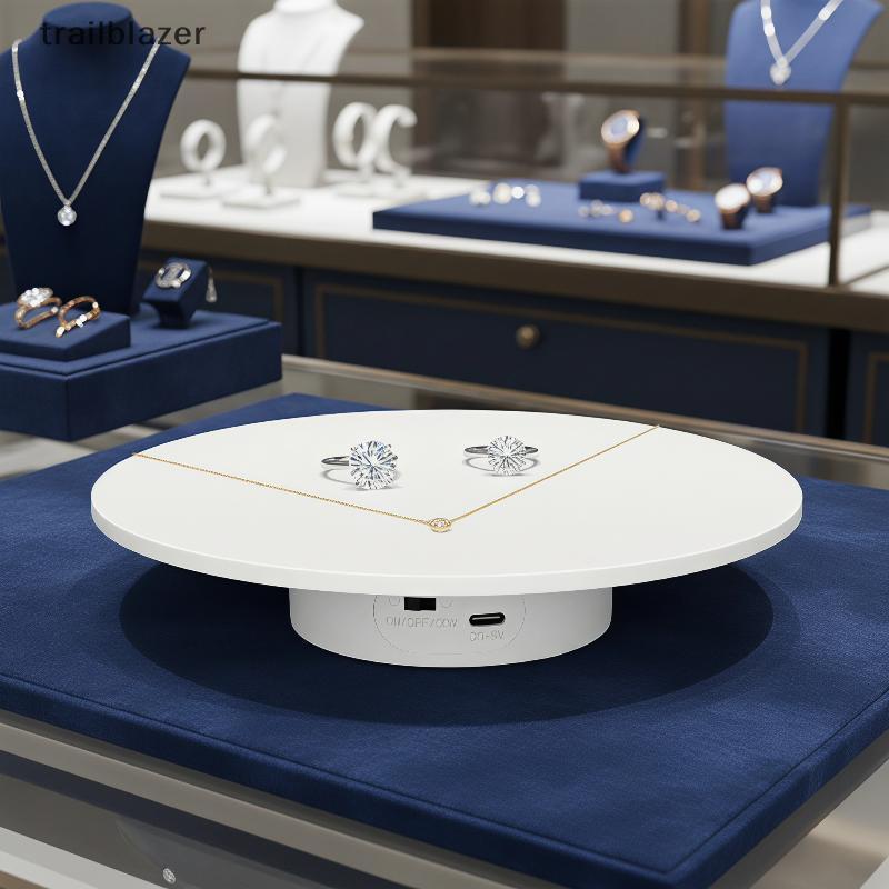 15/20cm 360 ° Plataforma Giratória Com Display Elétrico Para Fotografia De Produtos Digitais De Pequenas Joias