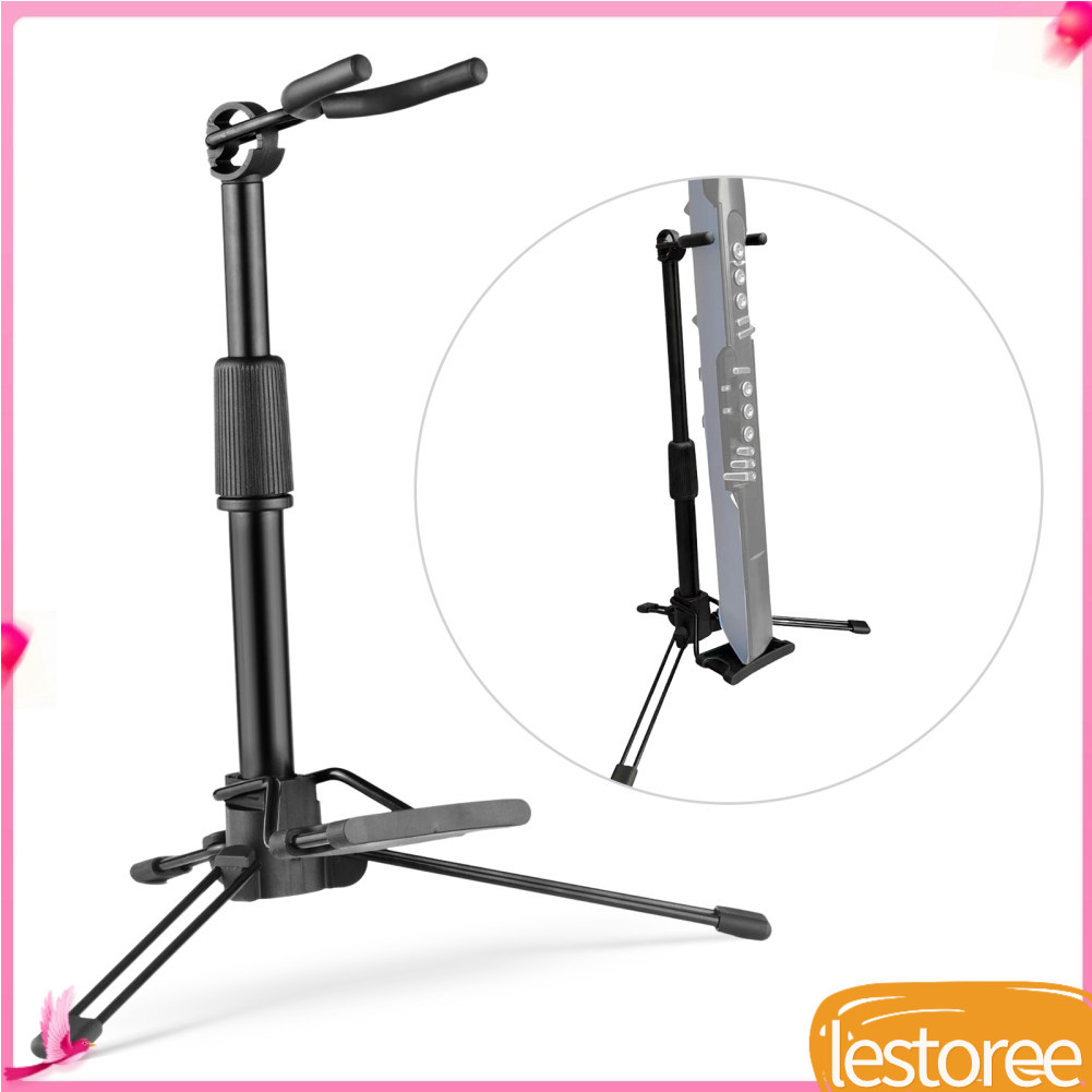 lestoree.br Suporte dobrável para instrumento de sopro digital Suporte ajustável de metal para aerofone musical