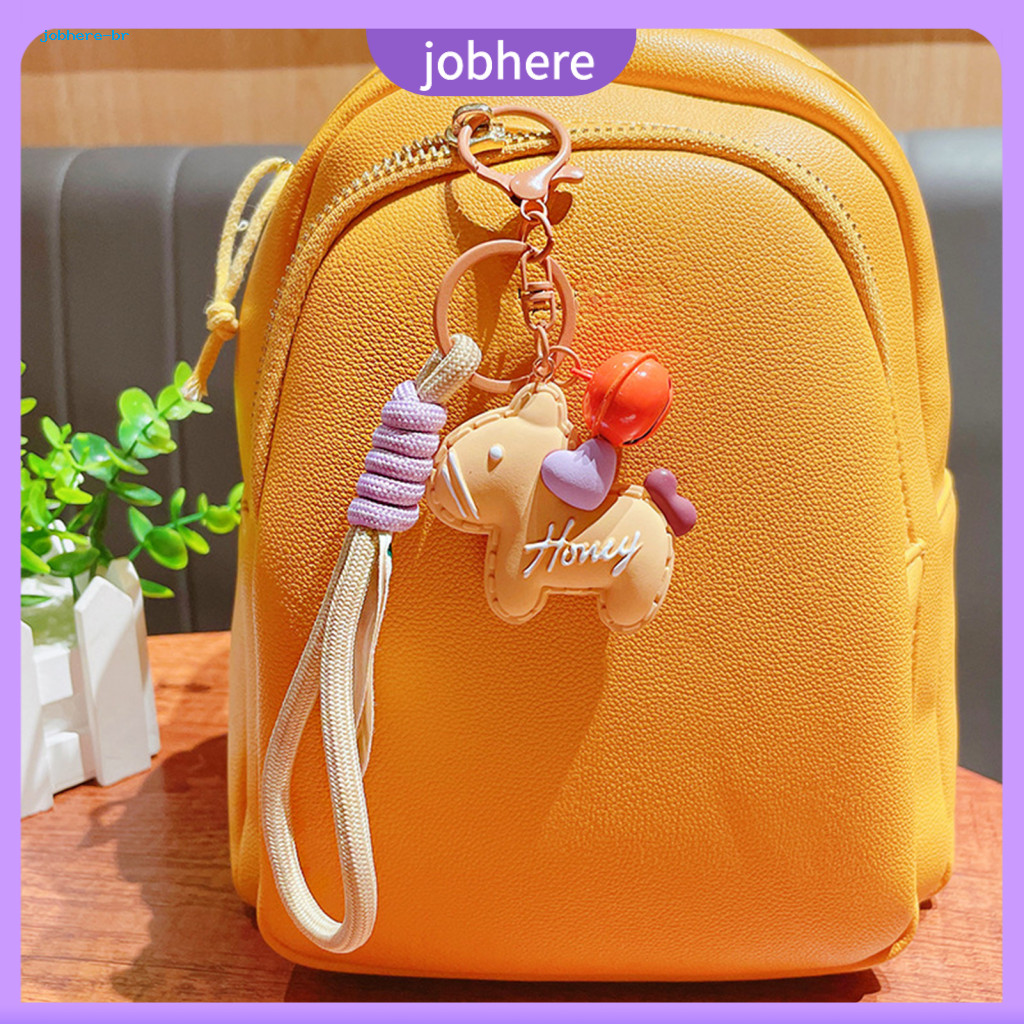 Lightweight Keychain Resin Horse with Lanyard – Portable Minimalist Style Key Holder and Backpack Ornament Perfect for