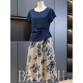Mãe verão camiseta de manga curta moda terno de meia-idade mulheres idosas estilo ocidental camisa de Chiffon idade-verm