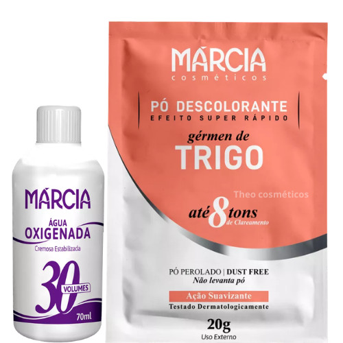 Kit Econômico Descolorante de pelos / Mechas Germen de trigo