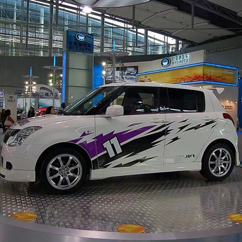 Adesivo De Corrida Para Suzuki Swift Corpo Exterior Decoração Modificado Moda Esportes