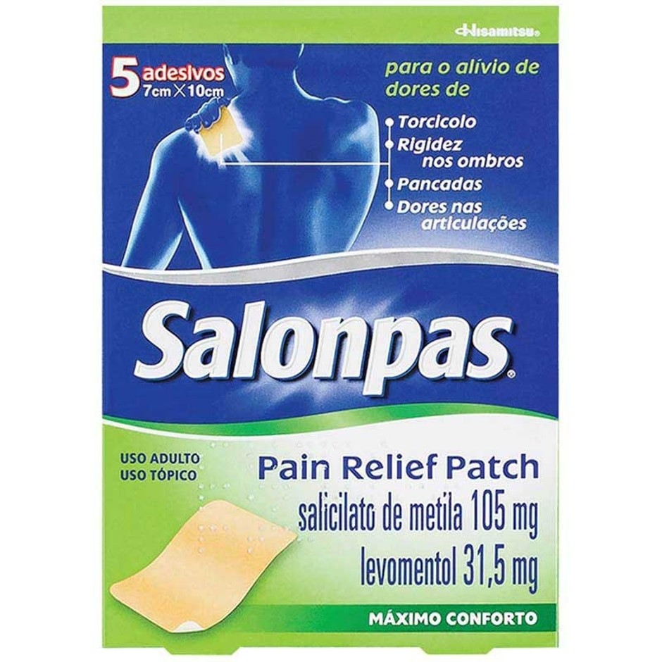 Salonpas Pain Relief Patch 5 Adesivos