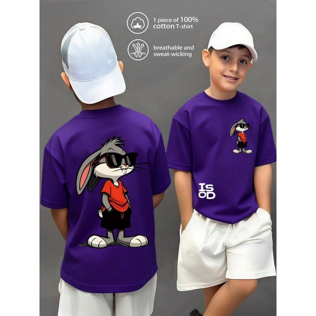 Camiseta Infantil Perna Longa Street - Estampas Exclusivas para Crianças 100% Algodão Unissex Menino E Menina