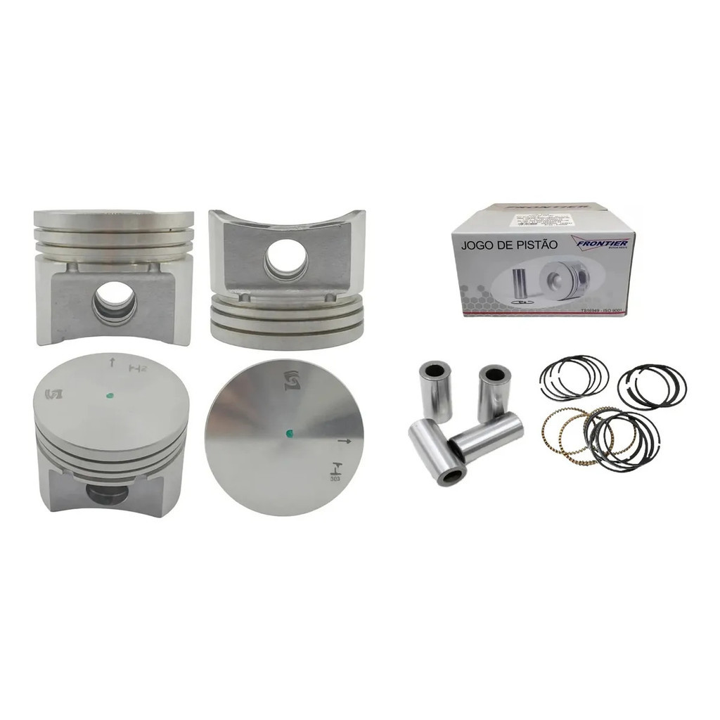 Pistão Com Anéis Std Corsa 1.0 Gasolina/flex 2003 Em Diante