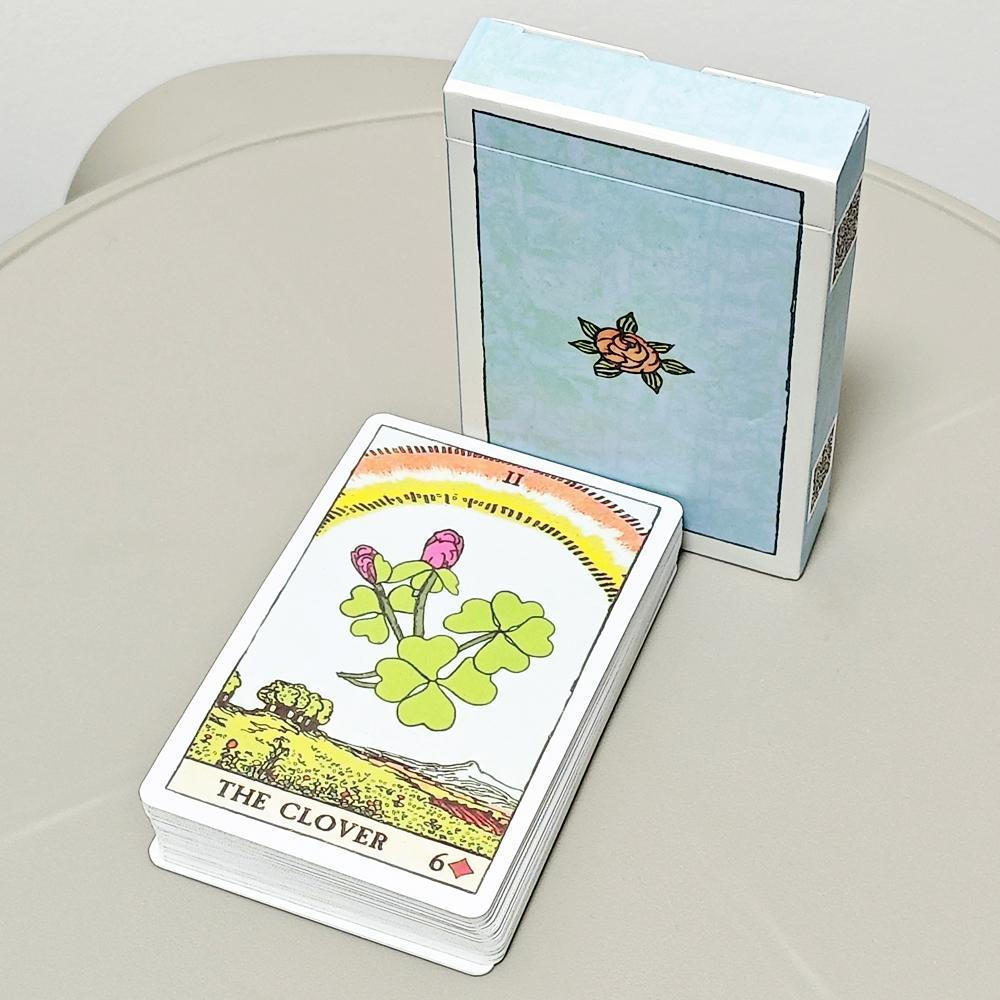 As impressionantes unidades de cartas Lenormand de Pixie, com 36 cartas, medindo 9 x 6 cm, criadas com a arte do baralho