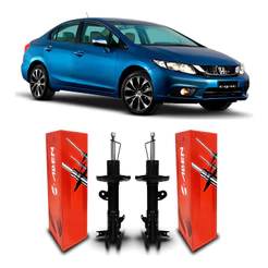 Par Amortecedor Dianteiro Honda Civic 1.8 2012 Até 2016