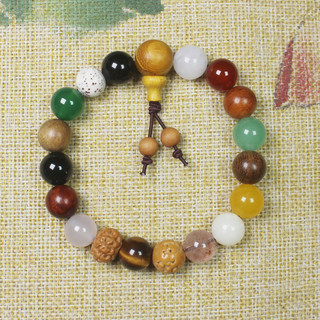 Quarta Geração Lingyin Dezoito Sementes Bodhi Pulseira 18 Sementes Duobao Dezoito Sementes 4a Geração Bodhi Rosário Home