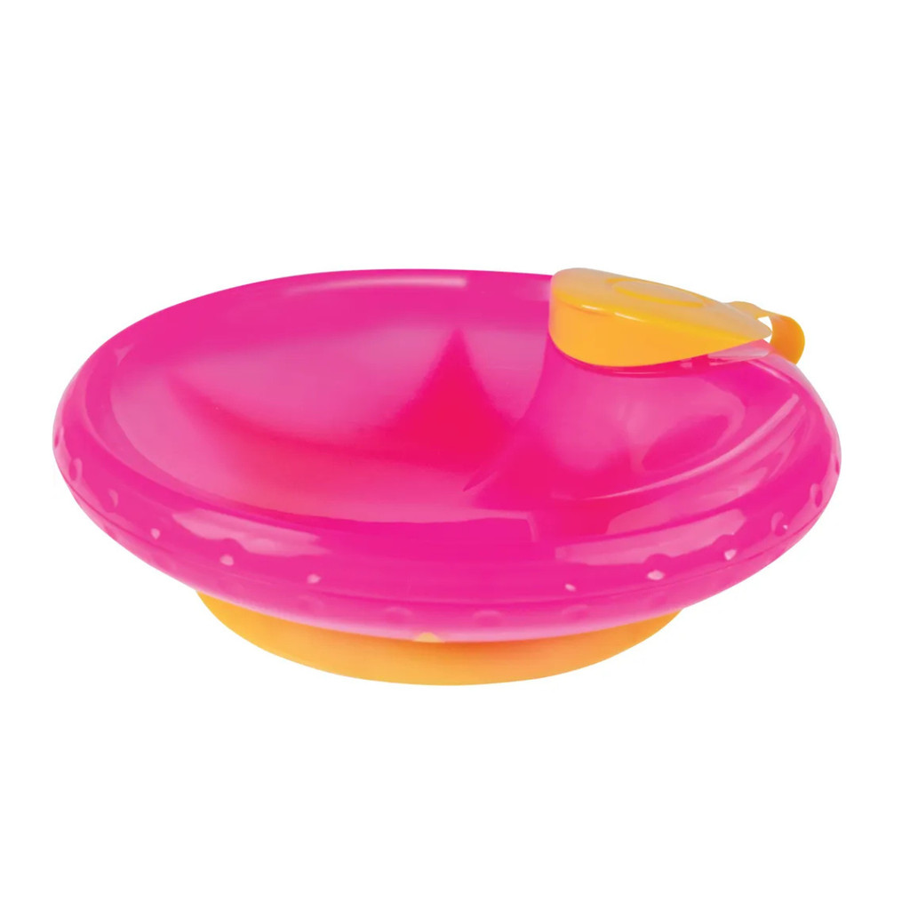Prato Térmico com Ventosa Rosa - Buba