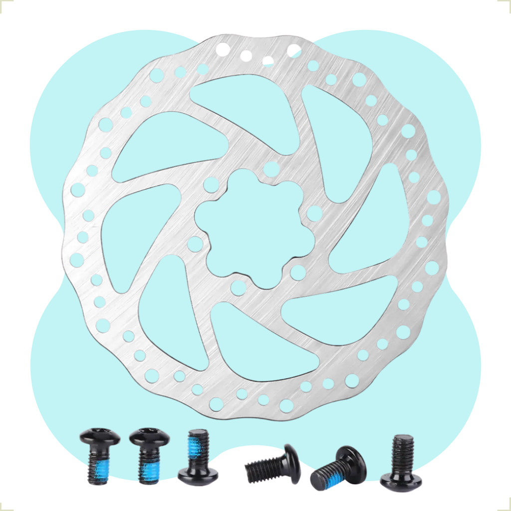 Disco Rotor 160mm 6 Parafusos Shiver tipo High One Absolute Cromado 6 Furos Bike Promoção