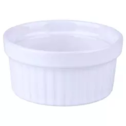 Ramekin Cerâmica 200ml Classic Cazza Branca