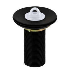 Válvula Ralo Lavatório Banheiro Cuba Pia 7 8 Metal Preto Black Matte Verniz Cataforético Tampa Abs