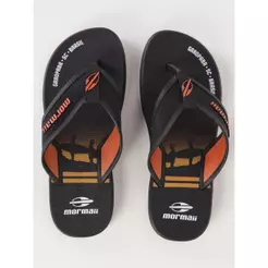 Chinelo Wave III Mormaii Masculino PRETO/PRETO/LARANJA