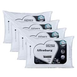 Kit 4 Travesseiros Altenburg Suporte Extra Firme 50x70cm