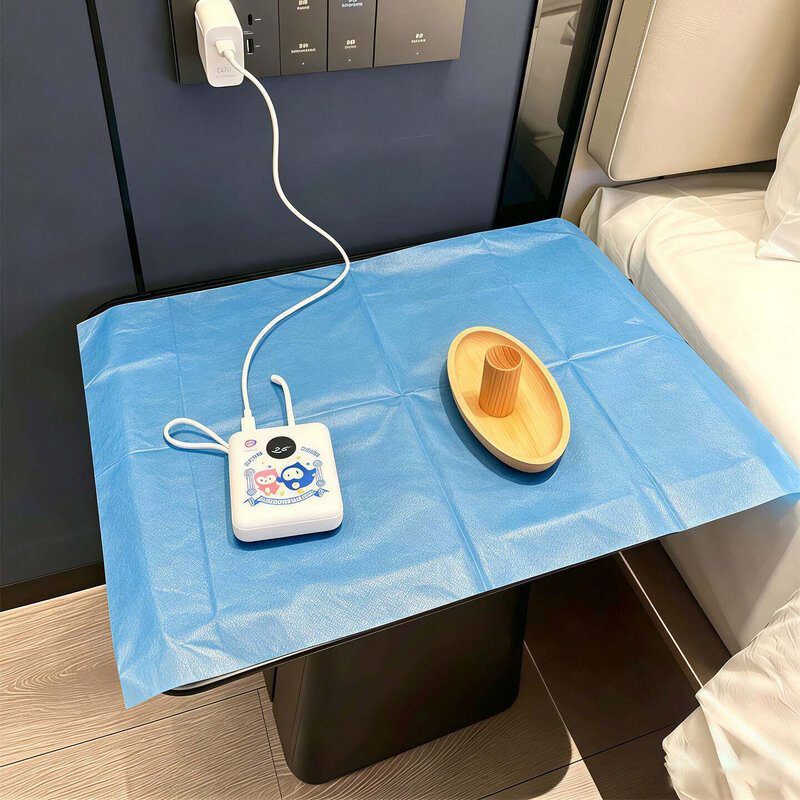 Hotel filme sujo mesa de cabeceira sofá Desktop descartável almofada suja viagem de negócios bens portáteis embalados in