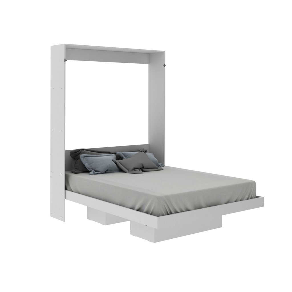 Cama Articulada de Casal com 2 Nichos CM8016 Branco Branco · foto 2