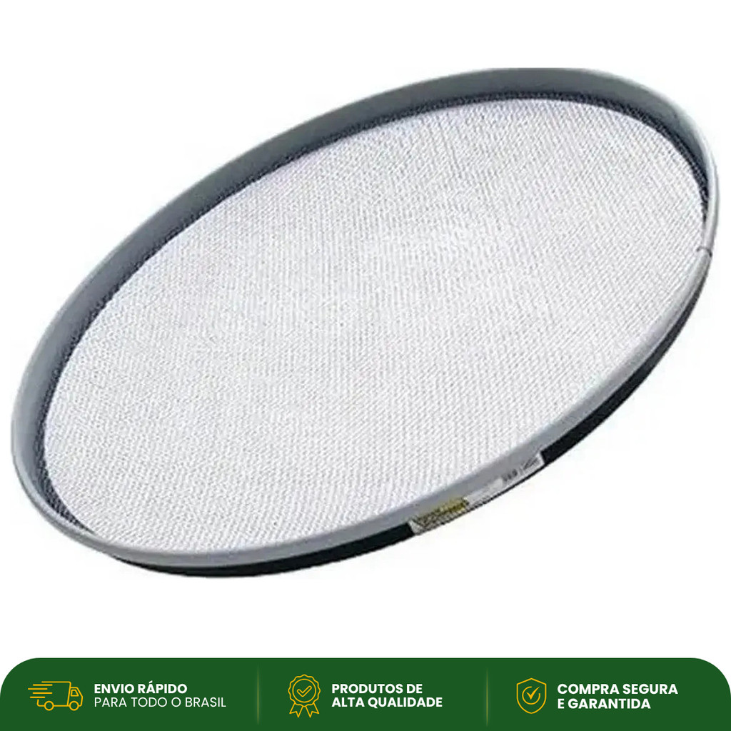 Peneira para Café 70cm Galvanizada Vitória Ref 45 Malha 04 para Grãos
