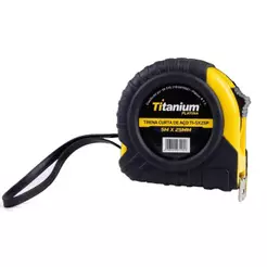 Trena emborrachada com fita de aço 25 mm x 5 m com trava - 8632 - Titanium