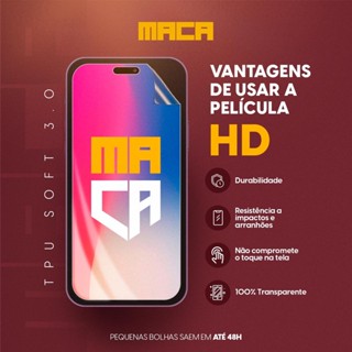 Película de Hidrogel Transparente Compatível iPhone 16/Plus/Pro/ProMax em Oferta na Shopee