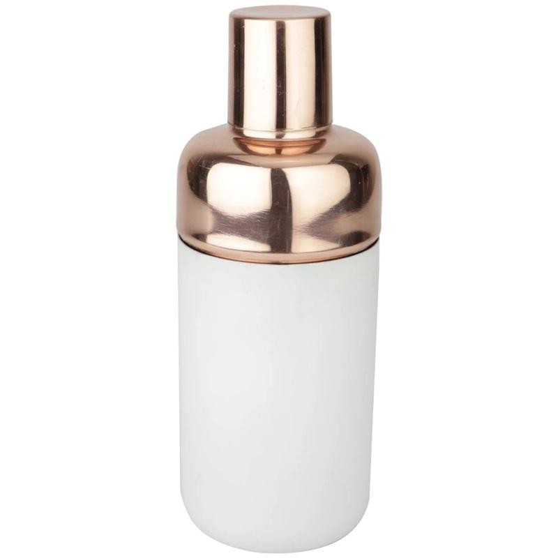 Coqueteleira Fracalanza Drink Station 500ml  Branca C/ Cobre
