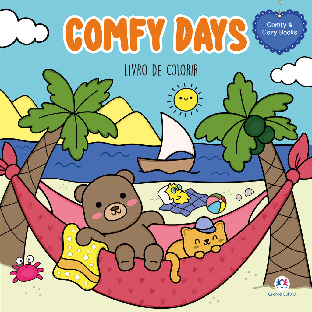 Livro Comfy Days - Livro de Colorir - Livros Sorocaba
