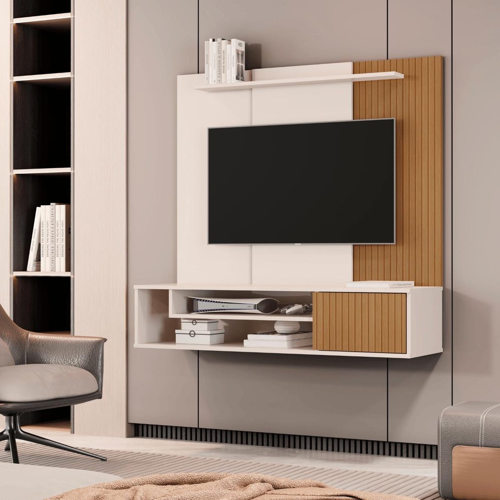 Home San Marino Off White Ripado
 em Oferta na Shopee