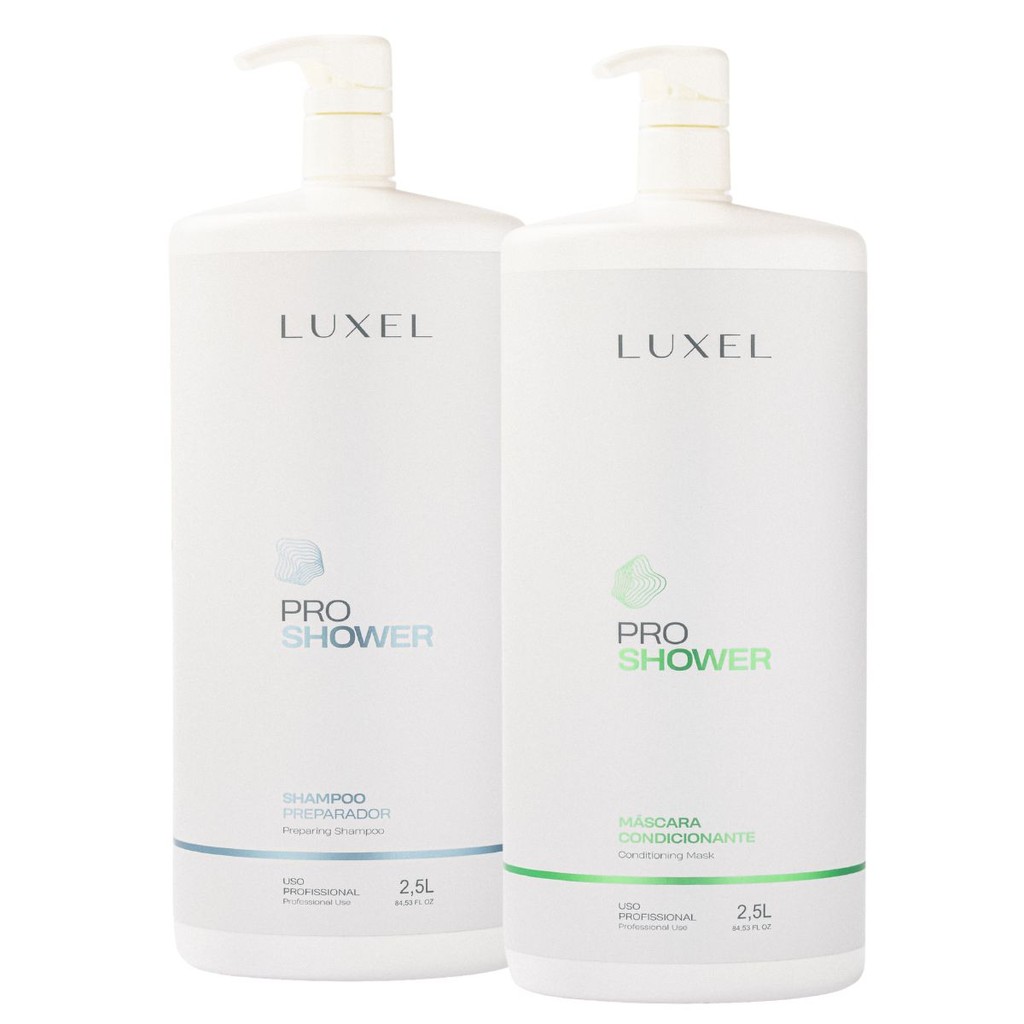 Tratamento para Cabelo Seco e Danificado Hidratação Profunda Shampoo e Condicionador Profissional 2,5L