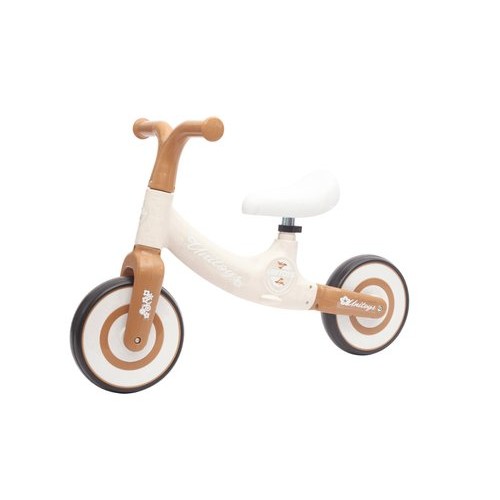 Bicicleta Equilibrio Infantil Sem Pedal Estilo Vintage Seguranca Conforto Leve Marrom