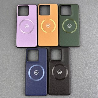 Capa Magnética De Telefone De Couro Para Motorola Edge 60 Pro 60 Power 60 Fashon 50 Neo G86 G56 G66 De Carregador De Car em Oferta na Shopee