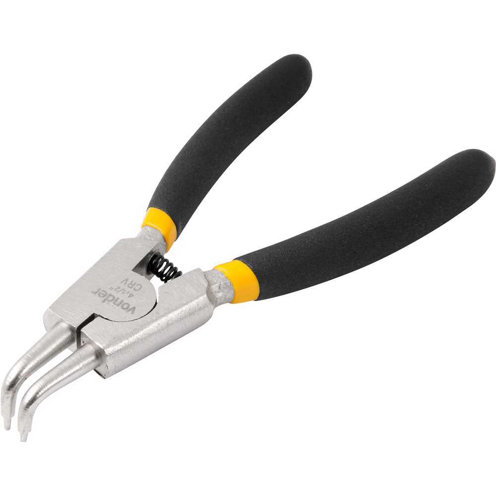 Alicate para Anéis Externos Bico Curvo 4.1/2" 114 mm Vonder
