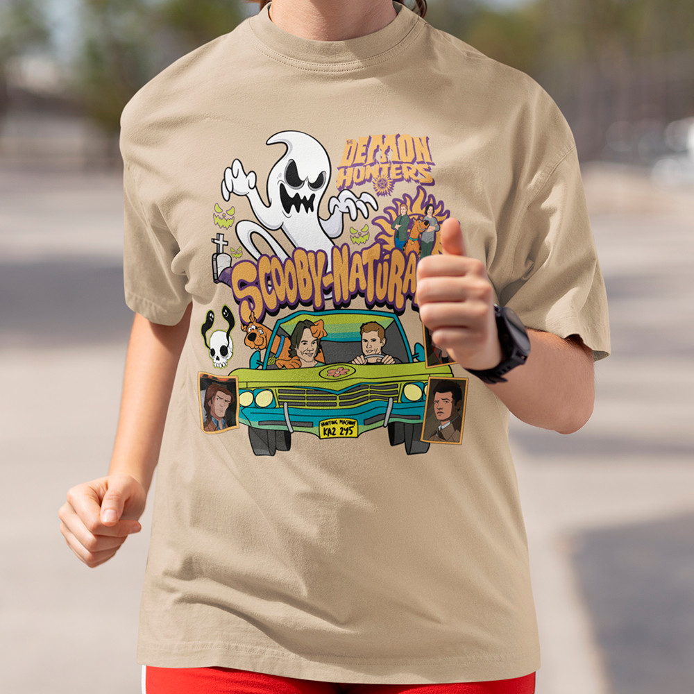 Camiseta Scooby Doo Supernatural Dean E Sam Winchester Camisa Scooby Sobrenatural Demon Hunters