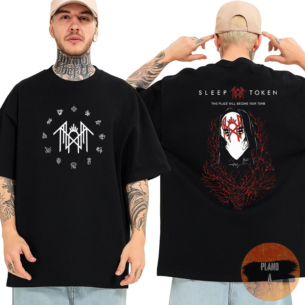 Camiseta Sleep Token Your Tomb Qualidade Algodão Unissex Lançamento Gotico Emo Dark Goth Temos Plus Size Envio Rapido