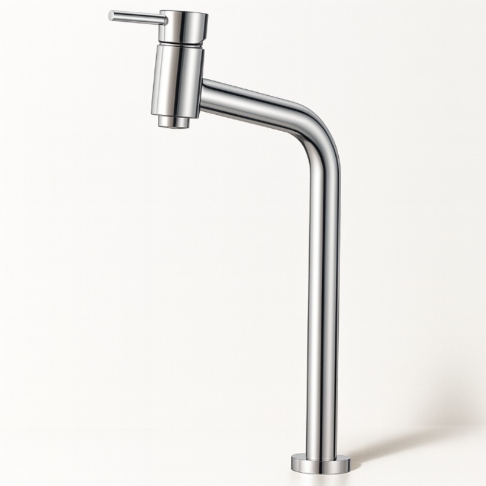 Torneira Inox Deend Argent Para Banheiro 28cm