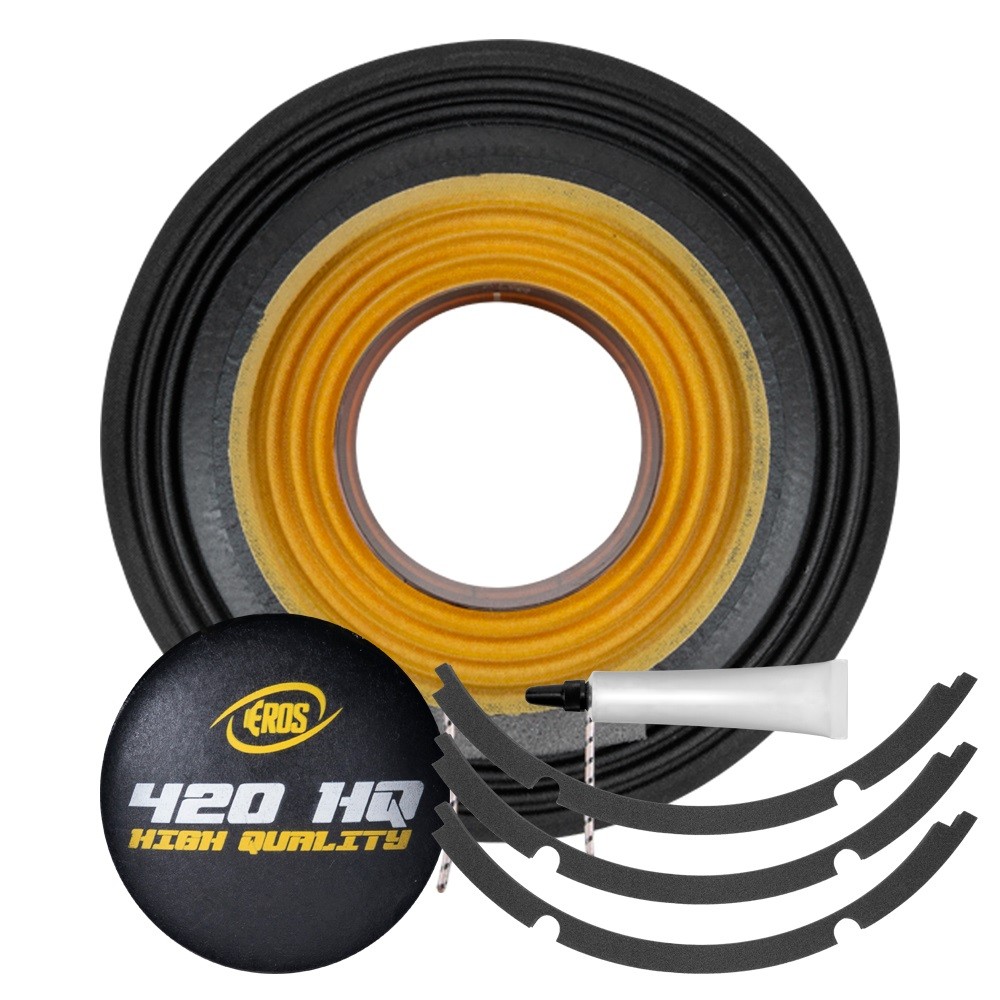 KIT REPARO ALTO FALANTE EROS 420 HQ 8 POLEGADAS ORIGINAL
