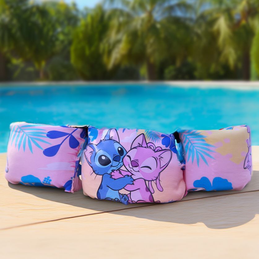 Boia Colete Infantil Braço Personagem Polvo Fundo Do Mar Kids Piscina Praia Segurança Não Fura