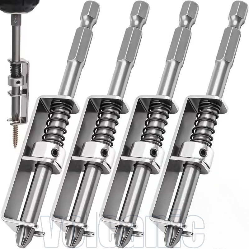 Suporte De Parafuso Com Mola De 1/2 Unidades-Liberação Rápida-Para Reparo De Garagem-Adaptador De Retenção De Bits-Posic