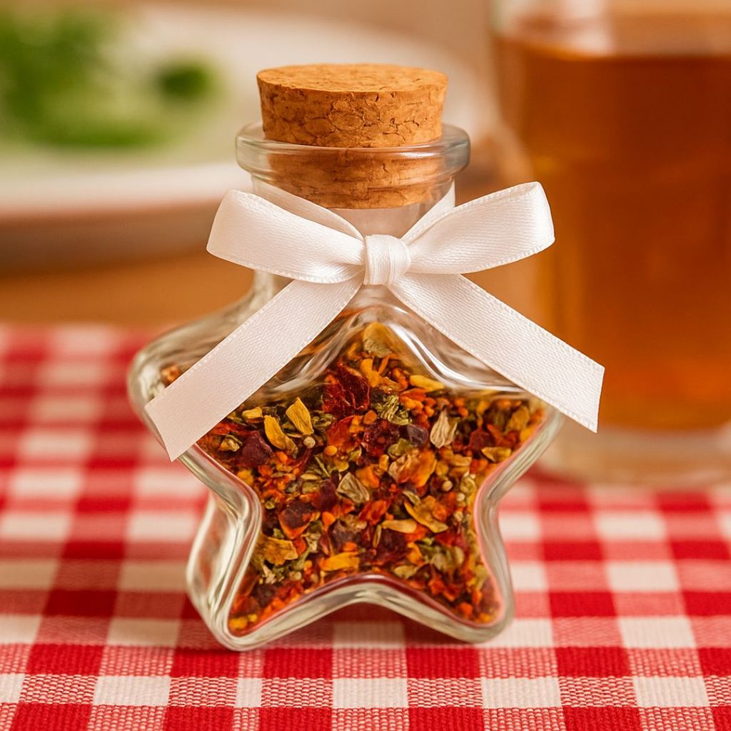 50 ou 100 Frasco Vidro Estrela 50ml C/ Tampa Rolha – Lembrancinha Casamento, Aniversário e Tempero!